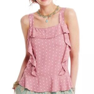 Matilda Jane Clambake Polka Dot Ruffle Tank
